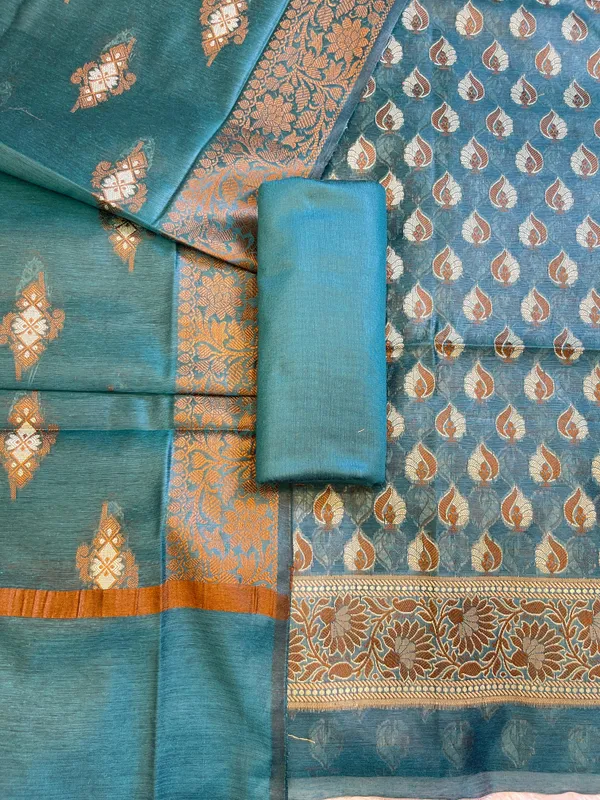 Seagreen_Cotton_Floral_Resham_Mina_Booti_Banarasi_3_pcs_Suit_Set_700AJ_CT4