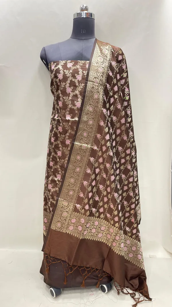 Humairah_Presents_Brown_Magenta_Floral_Minakari_Zari_Jaal_3_pcs_Suit_Set_with_Plain_Bottom_and_Lehariya_Stripe_Minakari_Booti_Brown_Dupatta_ASD_134