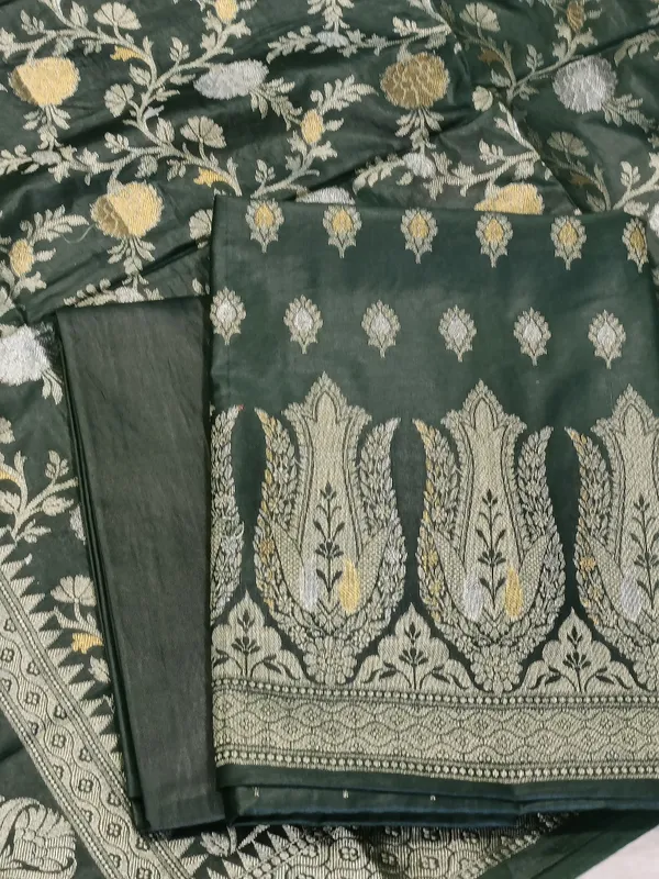 Darkgreen_Cotton_Dyable_Alfi_Zari_Booti_Banarasi_Suit_with_Floral_Zari_Jaal_Banarasi_Suit_13SHL_DAS2