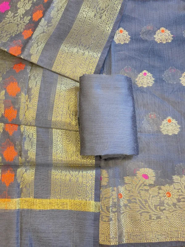 Grey_Cotton_Floral_Resham_Mina_Zari_Booti_Banarasi_Suit_with_Stripe_Resham_Zari_Dupatta_600SKL_CTN3