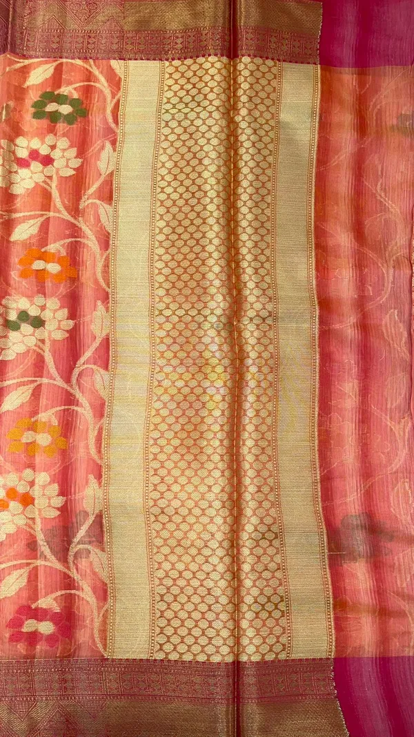 Pink_Matka_Silk/Silk_Blend_Banarasi_Sarees_For_Women_GEMTKSLK_141