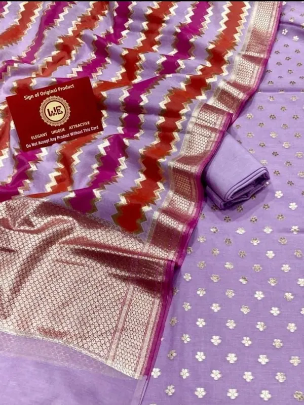 Purple__Pure_Mercerise_Lorex_Handbrush_Dupatta_Banarasi_Suit_1300SKL_PM27