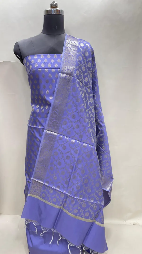 Humairah_Purple_Art_Silk_Floral_Zari_Booti_3_pcs_Suit_set_with_Plain_Bottom_and_Tilfi_Floral_Zari_Jaal_Purple_Dupatta