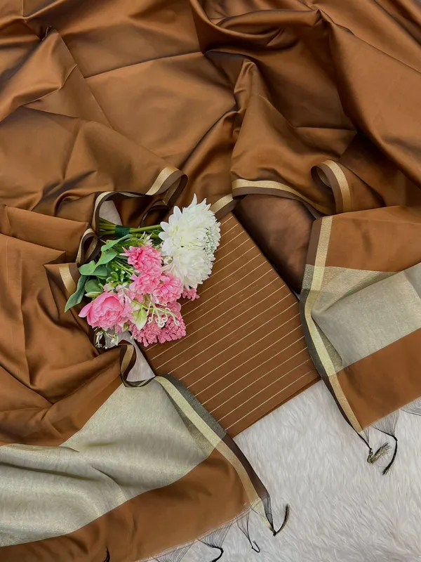 Brown_Cotton_Silk_Zari_Stripe_Banarasi_Suit_with_Plain_Zari_Border_Dupatta_600SKL_CS34