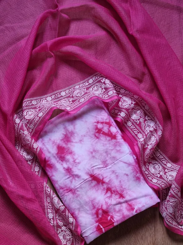 Pink_Pure_Mercerise_Silk_Marble_Dyed_Banarasi_Suit_with_Plain_Embroidery_Border_Dupatta__1100SKL_CMD2