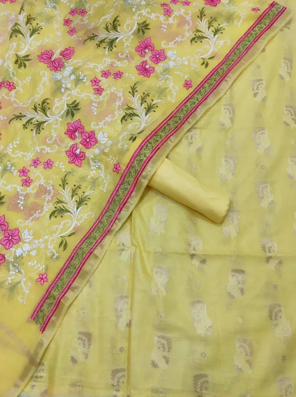 Yellow_Pure_Mercerised_Resham_Mina_Embroidery_Dupatta_Banarasi_Suit_1250SKL_RM5