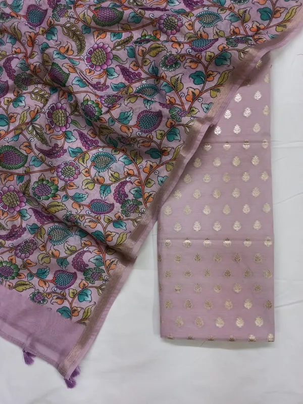 Mauve_Pure_Mercerise_Silk_Chunri_Zari_Booti_with_Chanderi_Silk_Print_Dupatta_Suit_Set_1100SKL_PMC14