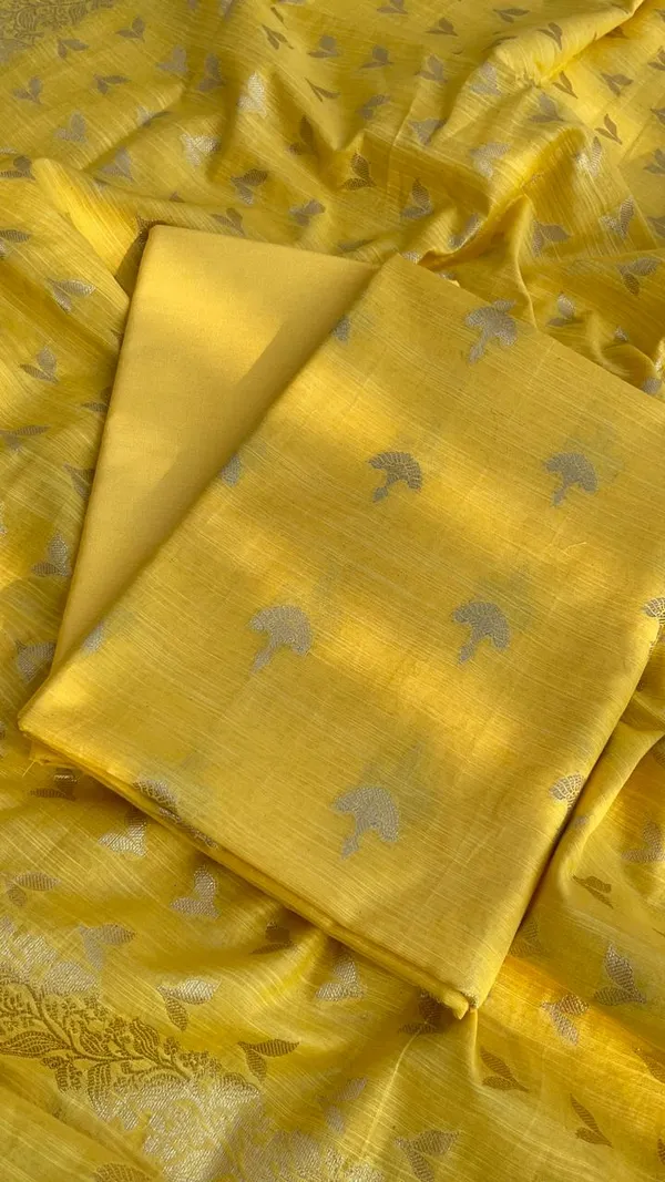 Yellow_Cotton_Linen_Floral_Zari_Booti_Banarasi_Suit_with_Patti_Booti_Dupatta_120DAN_CL6