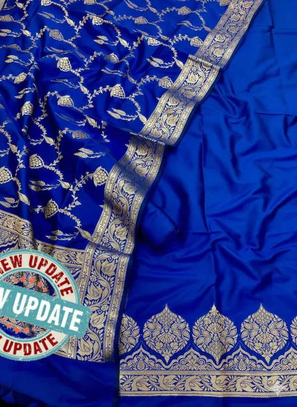 Royal_Blue_Katan_Silk_Plain_Zari_Daman_Border_Banarasi_Suit_with_Floral_Zari_Jaal_Dupatta_800SKL_KSP12