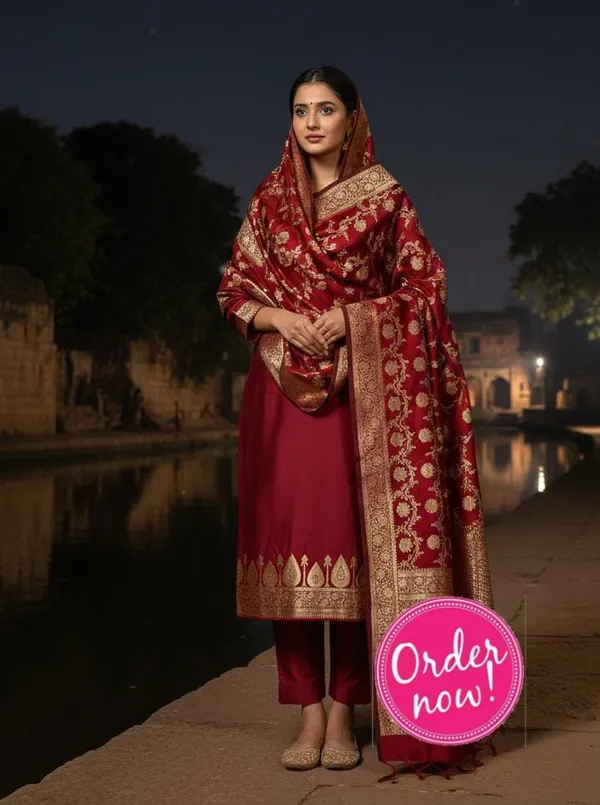 Red_Katan_Silk_Plain_Katban_Banarasi_Suit_with_Floral_Aada_Zari_Jaal_Dupatta_800SKL_KSK11