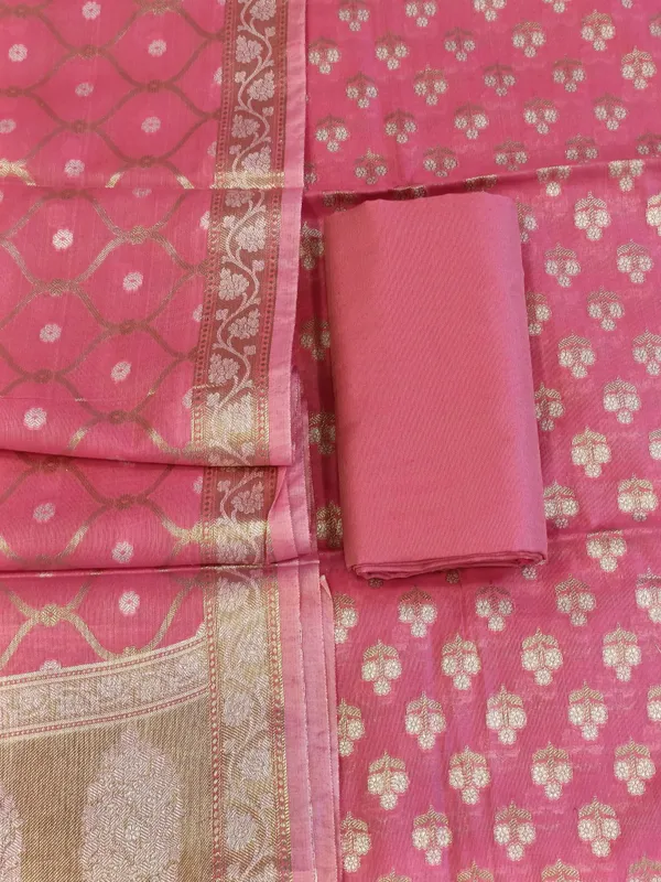 Peach_Cotton_Floral_Silver_Zari_Booti_Banarasi_Suit_with_Alfi_Jaal_Dupatta_Banarasi_Suit_115SHL_CTN4