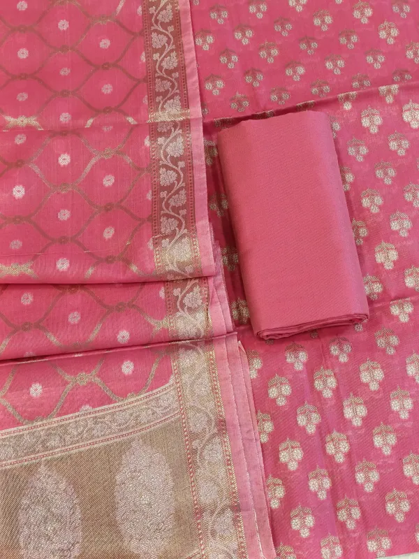 Peach_Cotton_Floral_Silver_Zari_Booti_Banarasi_Suit_with_Alfi_Jaal_Dupatta_Banarasi_Suit_115SHL_CTN4