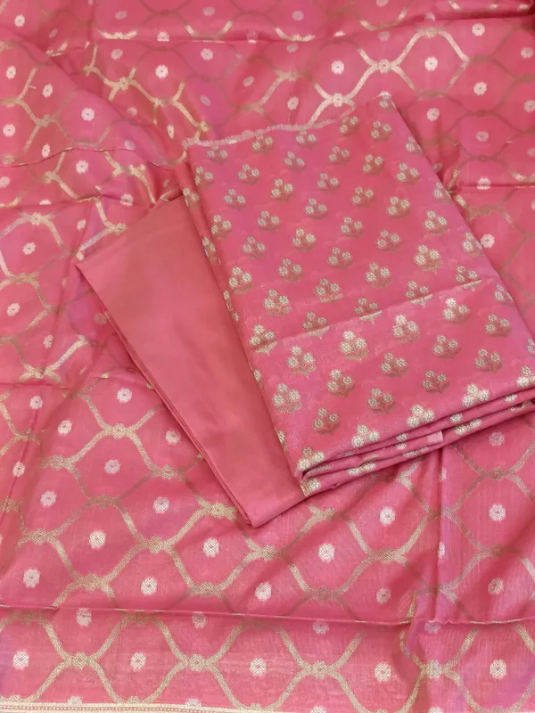 Peach_Cotton_Floral_Silver_Zari_Booti_Banarasi_Suit_with_Alfi_Jaal_Dupatta_Banarasi_Suit_115SHL_CTN4