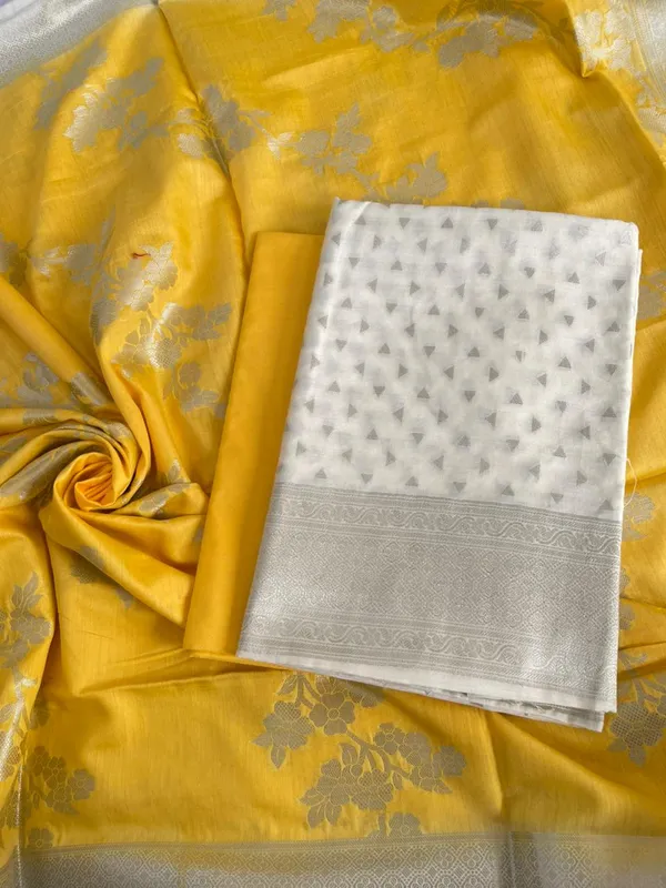 White_Pashmina_Silk_Chunri_Zari_Booti_Banarasi_Suit_with_Contrast_Yellow_Floral_Jaal_Dupatta_1250DAN_PMC8