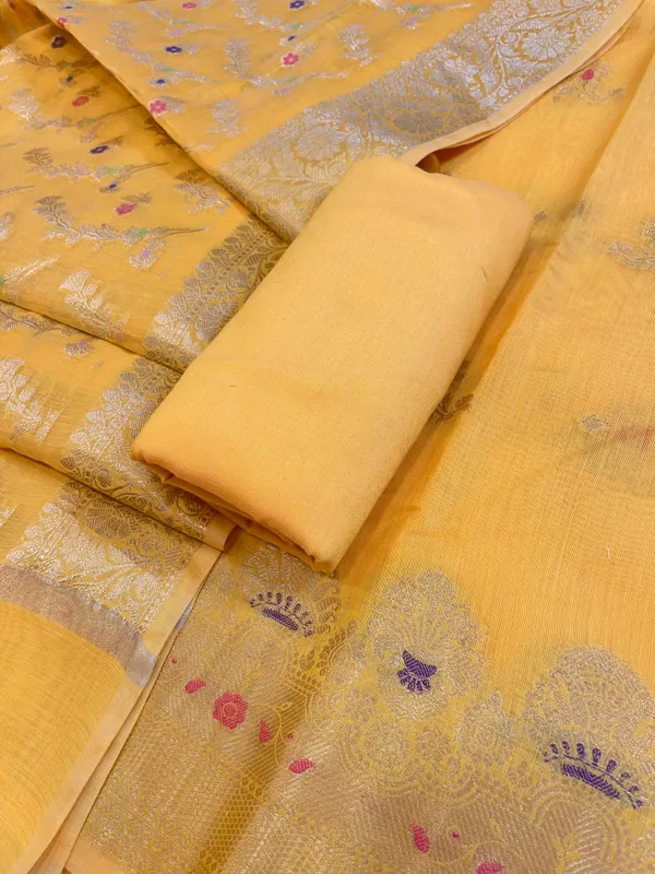 Yellow_Cotton_Floral_Resham_Mina_Zari_Booti_Banarasi_Suit__625SHL_CT51