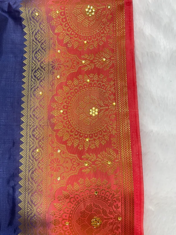 Navy_Blue_Cotton_Blend_Zari_Embroidery_Banarasi_Saree_600KS_22