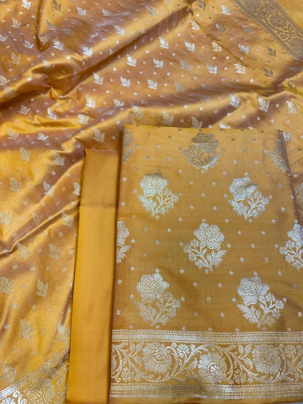 Mustard_Gold_Semi_Silk_Floral_Rose_Booti_Banarasi_Suit_900AJ_SSLK12