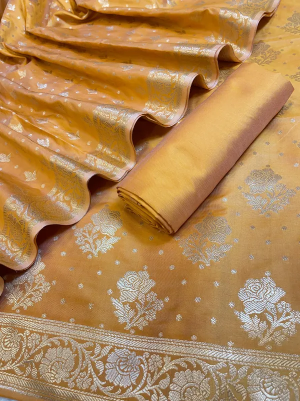 Mustard_Gold_Semi_Silk_Floral_Rose_Booti_Banarasi_Suit_900AJ_SSLK12