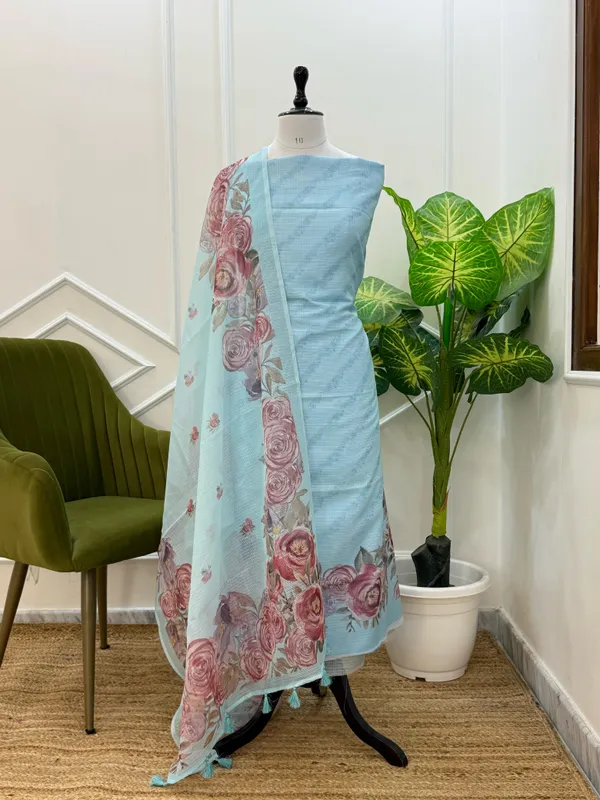 Light_Blue_Kota_check_Aada_Stripe_Digital_Print_Banarasi_Suit_with_Floral_Printed_Dupatta_130PNJ_KCD5