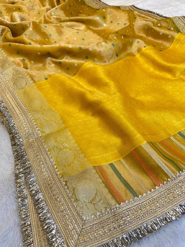 Gold_Tissue_Silk_Minakari_Booti_Banarasi_Saree_with_Lace_work_Border_BFS_TL1