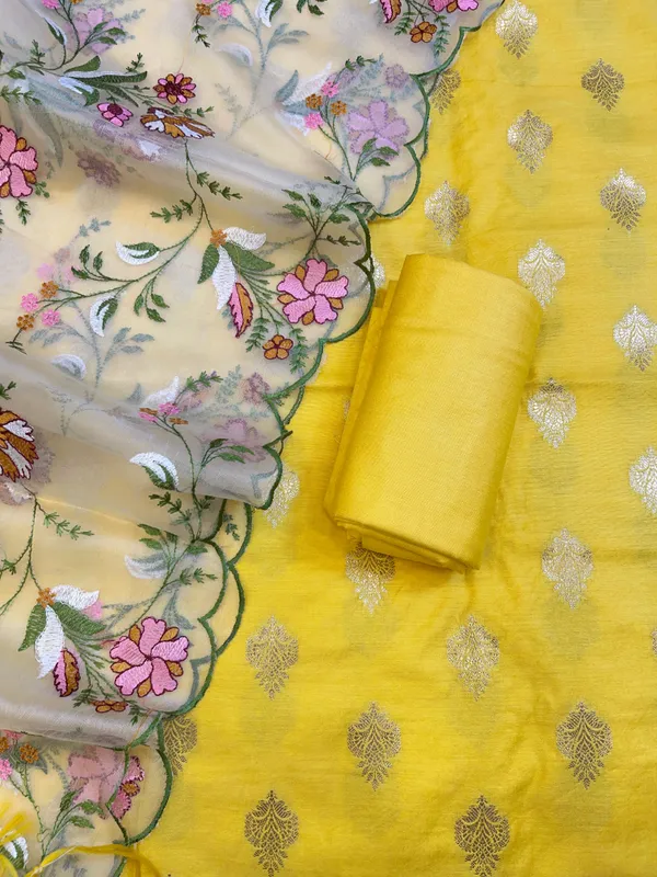 Yellow_Cotton_Silk_Dyable_Floral_Zari_Booti_with_Embroidered_Dupatta_Banarasi_3_pcs_Suit_Set_14IM_DCS21