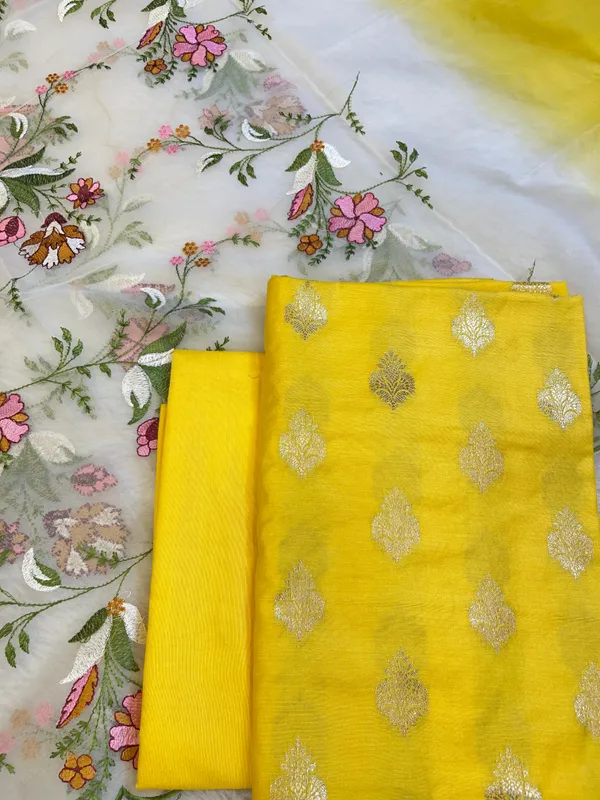 Yellow_Cotton_Silk_Dyable_Floral_Zari_Booti_with_Embroidered_Dupatta_Banarasi_3_pcs_Suit_Set_14IM_DCS21