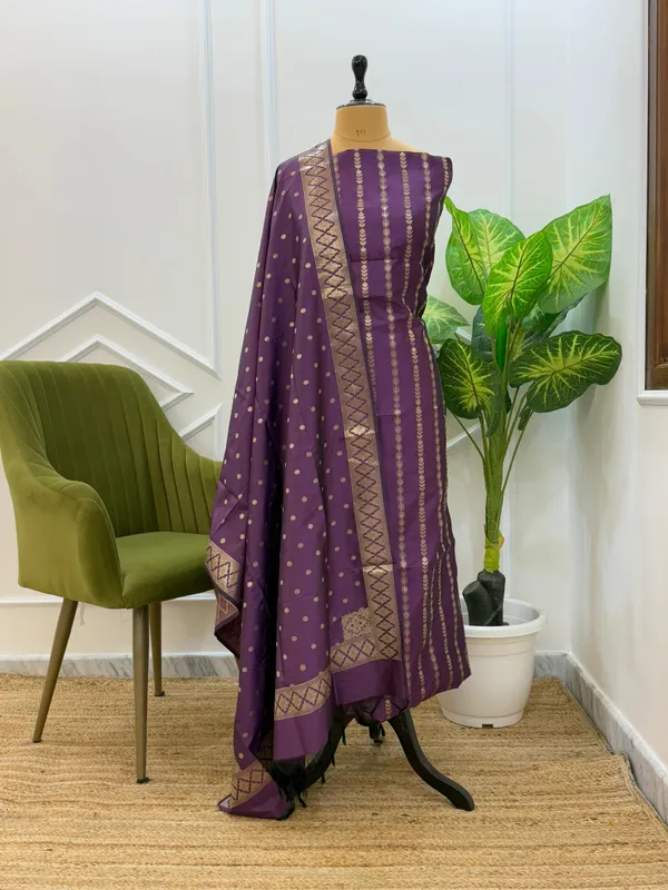 Purple_Katan_Silk_Stripe_Zari_Banarasi_Suit_with_Dollar_Booti_Dupatta_130PNJ_KST8