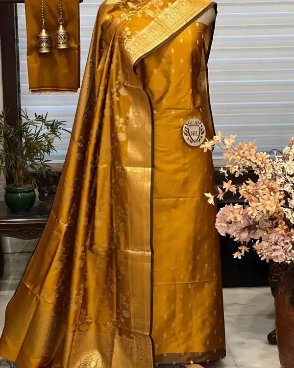 Mustard_Gold_Katan_Silk_Katban_Floral_Zari_Booti_Banarasi_Suit_with_Zari_Jaal_Dupatta_700SKL_KSB5