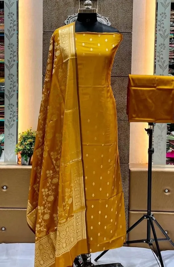 Mustard_Gold_Katan_Silk_Katban_Floral_Zari_Booti_Banarasi_Suit_with_Zari_Jaal_Dupatta_700SKL_KSB5