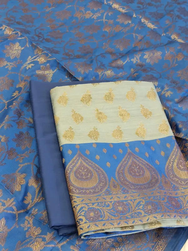 Light_Blue_Cotton_Floral_Zari_Booti_with_Contrast_Blue_Silk_Border_Banarasi_Suit_525IM_CTN6