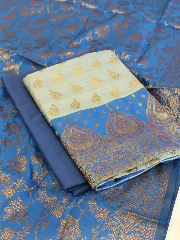 Light_Blue_Cotton_Floral_Zari_Booti_with_Contrast_Blue_Silk_Border_Banarasi_Suit_525IM_CTN6