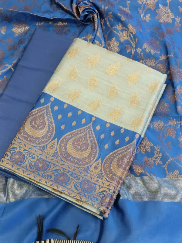 Light_Blue_Cotton_Floral_Zari_Booti_with_Contrast_Blue_Silk_Border_Banarasi_Suit_525IM_CTN6