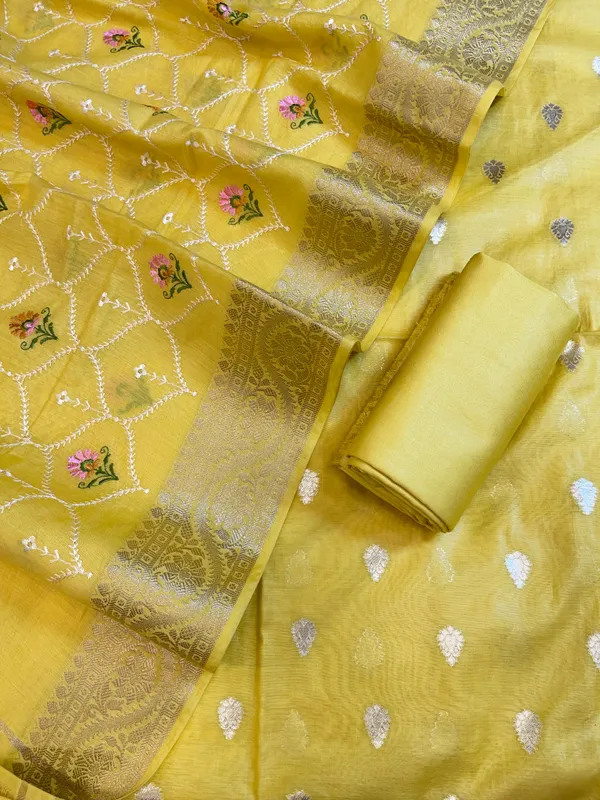 Yellow_Pure_Mercerise_Cotton_Banarasi_Suit_with_Floral_Resham_Embroidery_Dupatta_130IM_PCM2