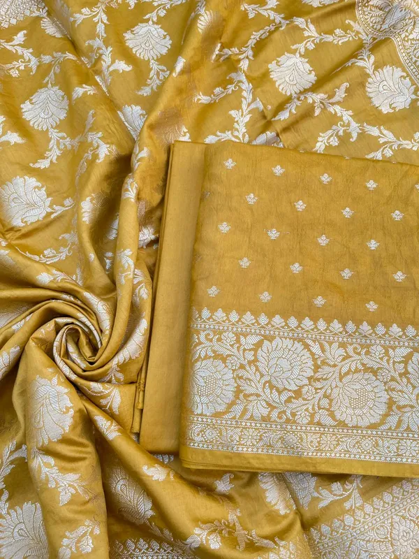 Mustard_Gold_Viscose_Silk_Banarasi_Suit_with_Zari_Chunri_Booti_&_Floral_Jaal_Dupatta_1050BFS_SV12