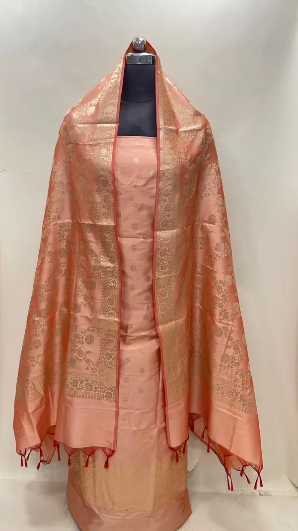 Orange_Semi_Katan_Silk_Handloom_Banarasi_3_pcs_Suit_Set_MUB_SK44