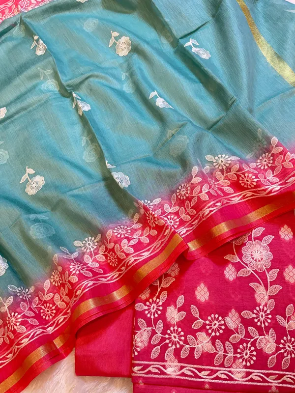 Pink_Cotton_Embroidery_Banarasi_3_pcs_Suit_set_with_Contrast_Grey_Dupatta_1200SKL_MSC4