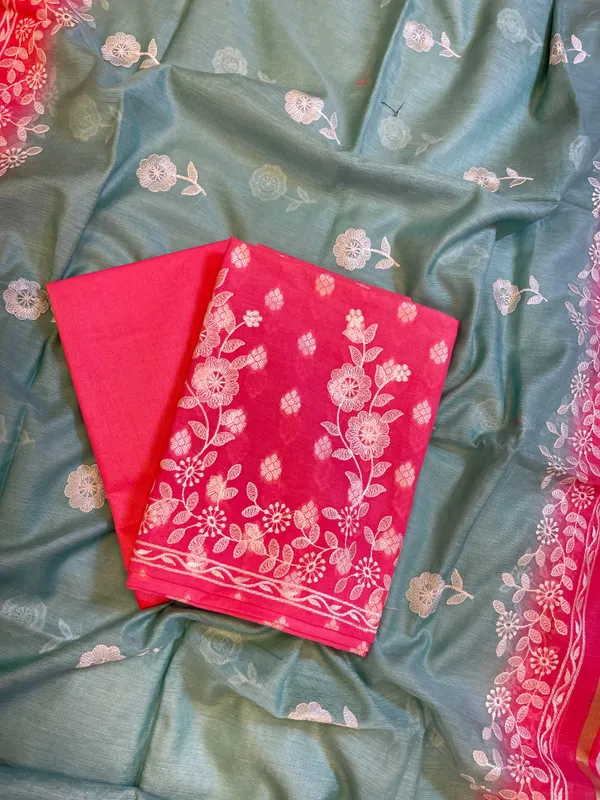 Pink_Cotton_Embroidery_Banarasi_3_pcs_Suit_set_with_Contrast_Grey_Dupatta_1200SKL_MSC4