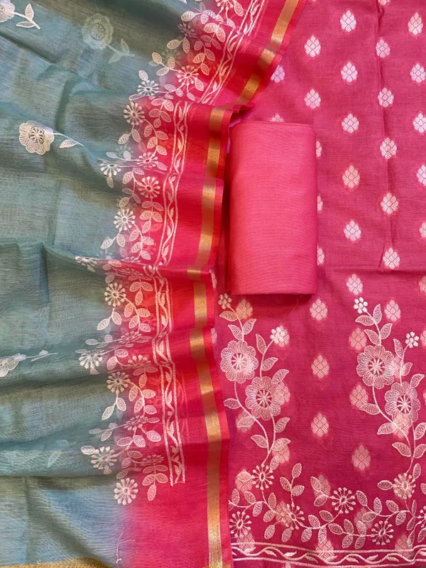 Pink_Cotton_Embroidery_Banarasi_3_pcs_Suit_set_with_Contrast_Grey_Dupatta_1200SKL_MSC4