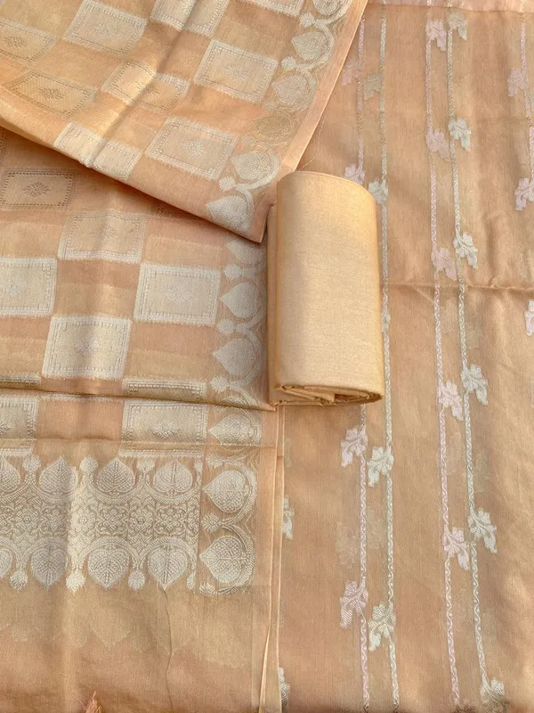 Cream_Pam_Mercerised_Silk_Plain_Banarasi_Suit_with_Stripe_Zari_Dupatta_11SKL_PS2