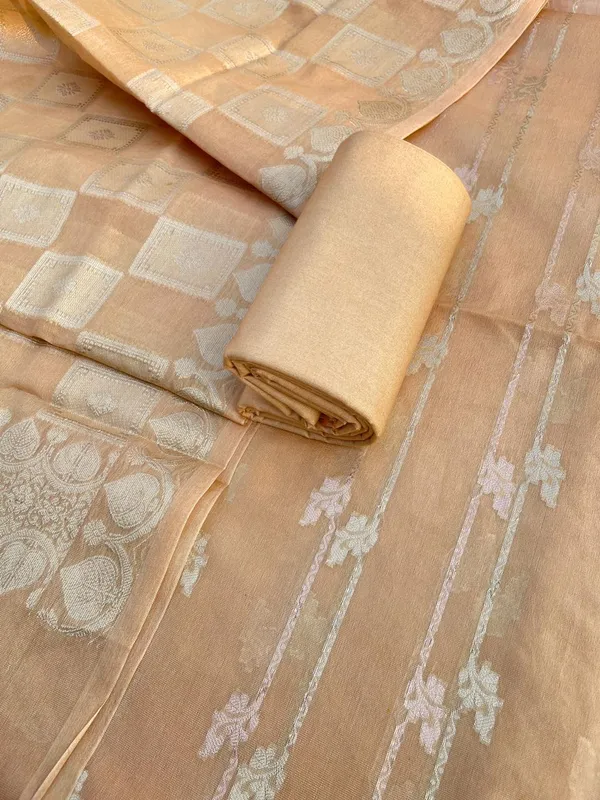 Cream_Pam_Mercerised_Silk_Plain_Banarasi_Suit_with_Stripe_Zari_Dupatta_11SKL_PS2