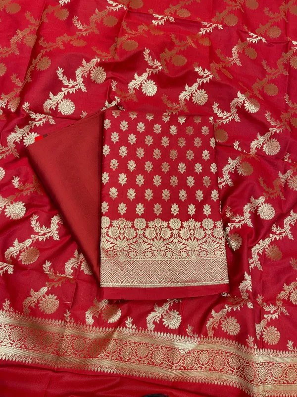 Red_Katan_Silk_Daaman_Border_Banarasi_3_pcs_Suit_Set_850JD_KBR5