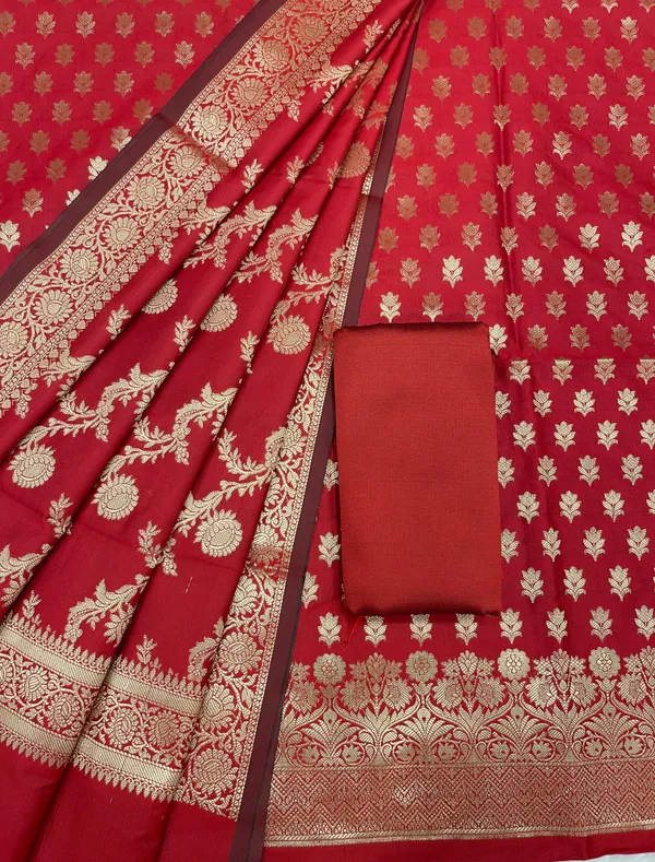 Red_Katan_Silk_Daaman_Border_Banarasi_3_pcs_Suit_Set_850JD_KBR5