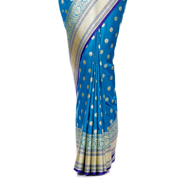 Humairah_Presents_Turquoise_Blue_Satin_Silk_Saree_With_Blouse_Piece(JA37)