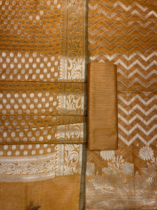 Mustard_Gold_Cotton_Silk_Zig-Zag_Banarasi_3_pcs_Suit_Set_675JVC_126