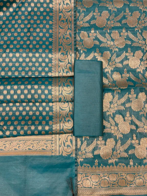 Sea_Green_Cotton_Silk_Boota_Banarasi_3_pcs_Suit_Set_675JVC_111