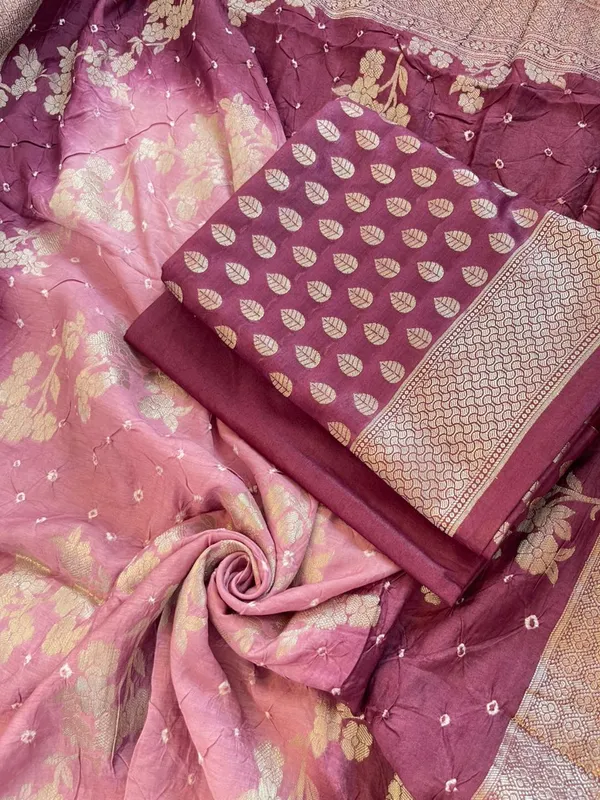 Burgundy_Cotton_Blend_Leaf_Zari_Booti_Banarasi_Suit_with_Bandhani_Zari_Jaal_Dupatta_1325DAN_SBN5
