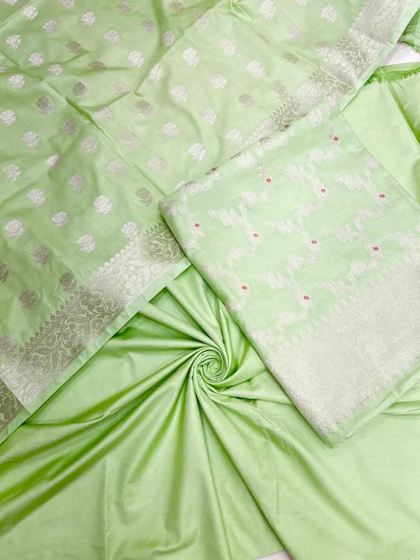 Humairah_Light_Green_Katan_Chiniya_Silk_Floral_Silver_Zari_Mina_Jaal_3_pcs_Suit_set_with_Plain_Bottom_and_Floral_Zari_Booti_Light_Green_Dupatta