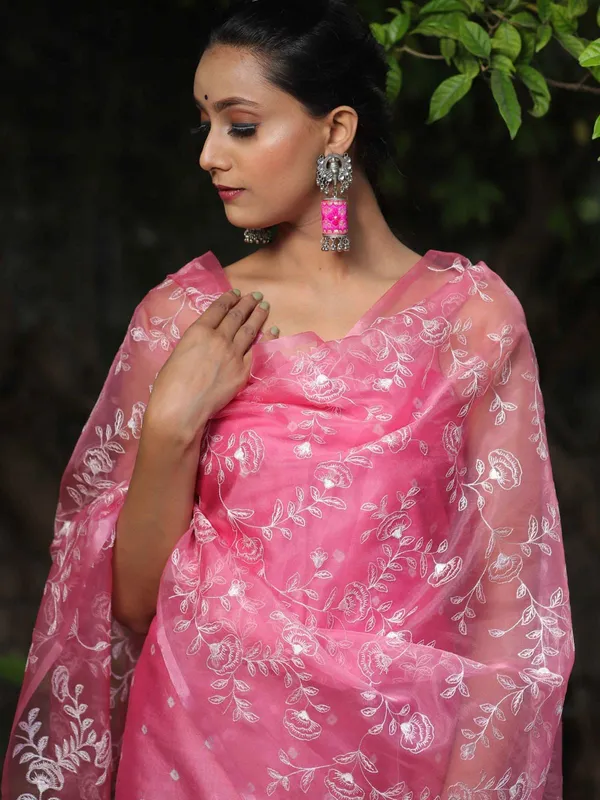 Pink_Organza_Silk_Embroidery_Banarasi_3_Pcs_Suit_Set_Skl_Og2