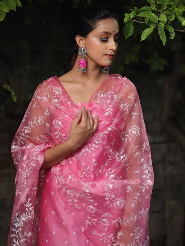 Pink_Organza_Silk_Embroidery_Banarasi_3_Pcs_Suit_Set_Skl_Og2