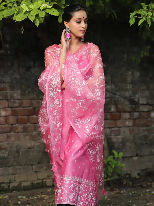 Pink_Organza_Silk_Embroidery_Banarasi_3_Pcs_Suit_Set_Skl_Og2